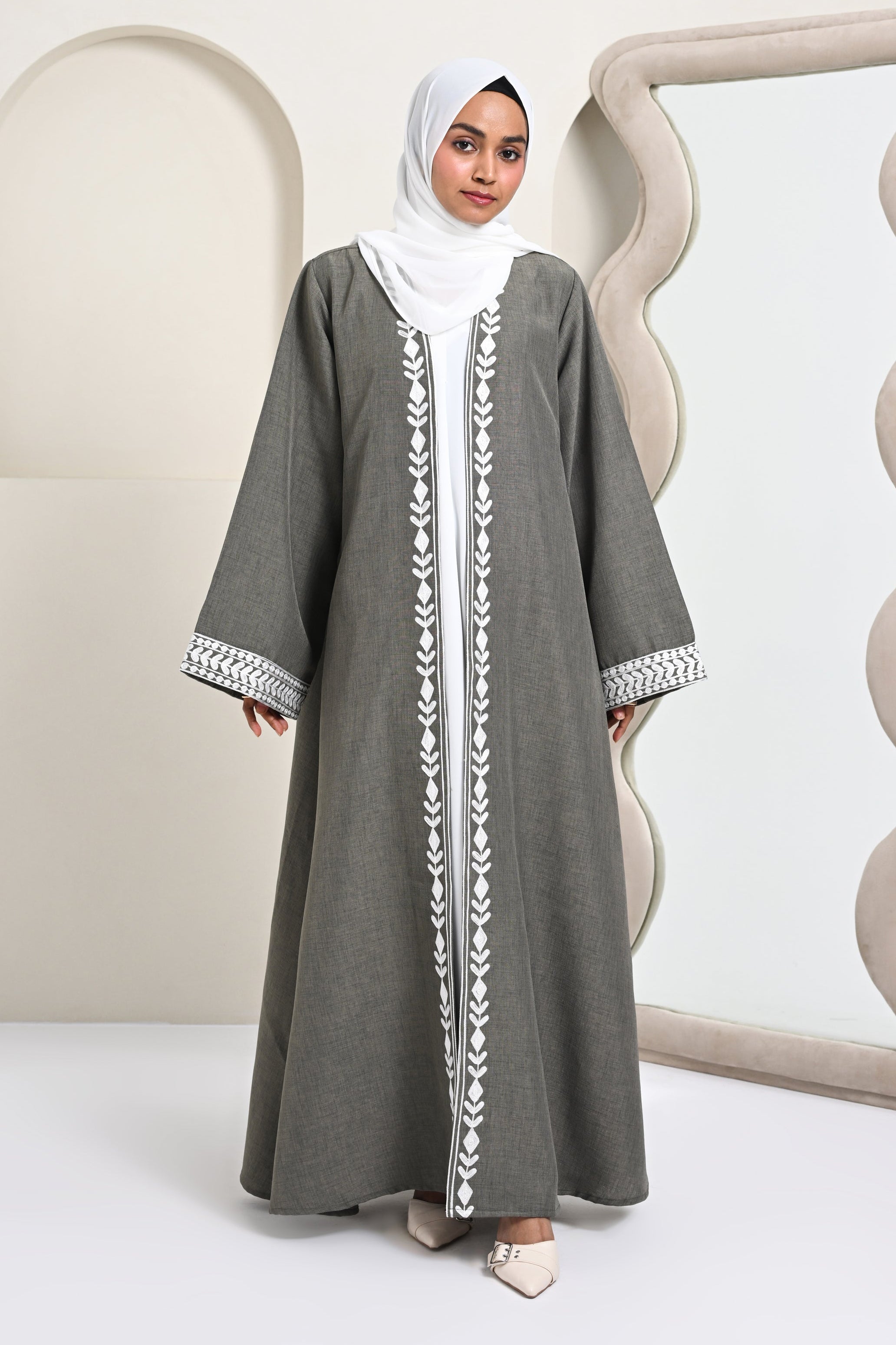 Front Open Abaya