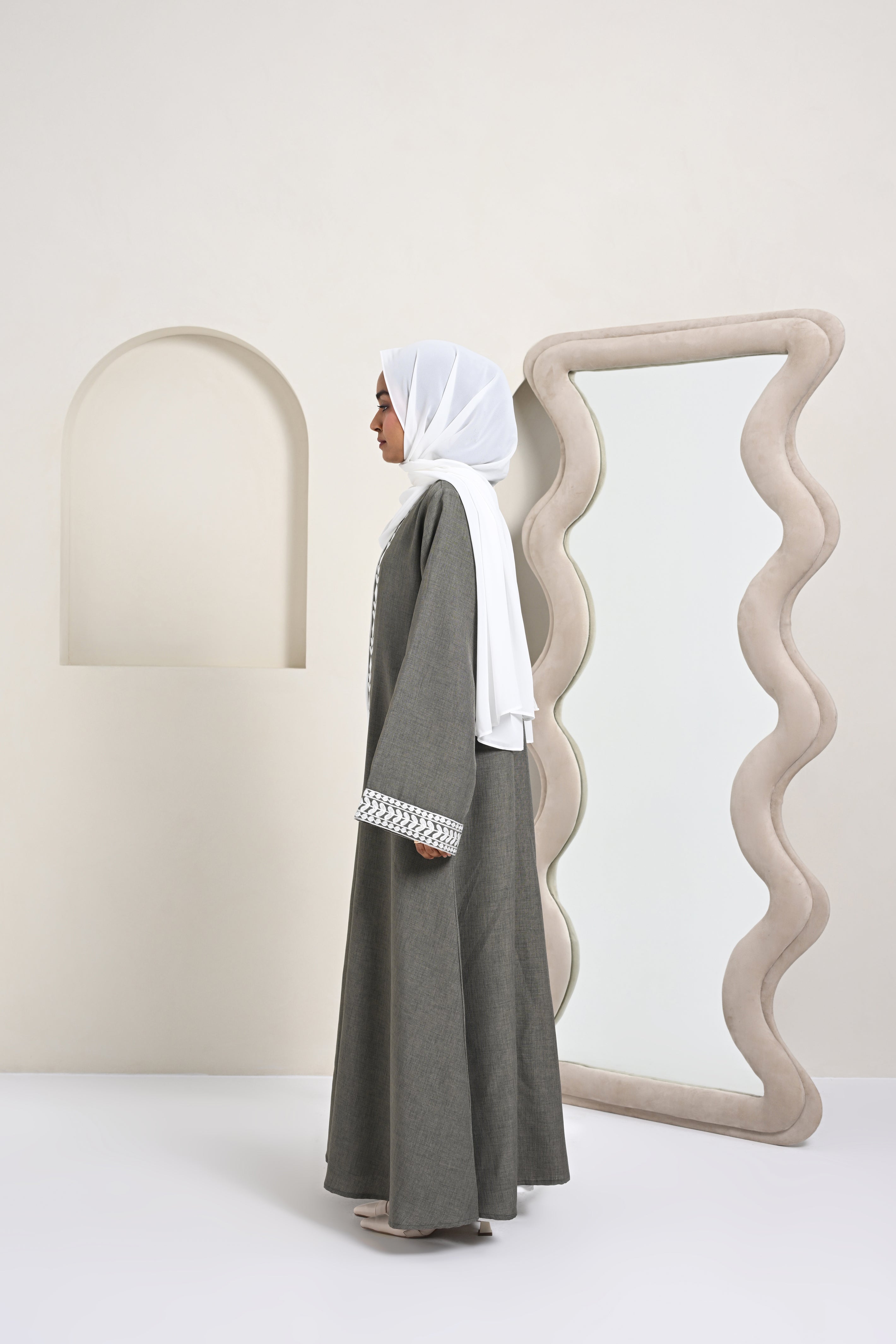 Front Open Abaya