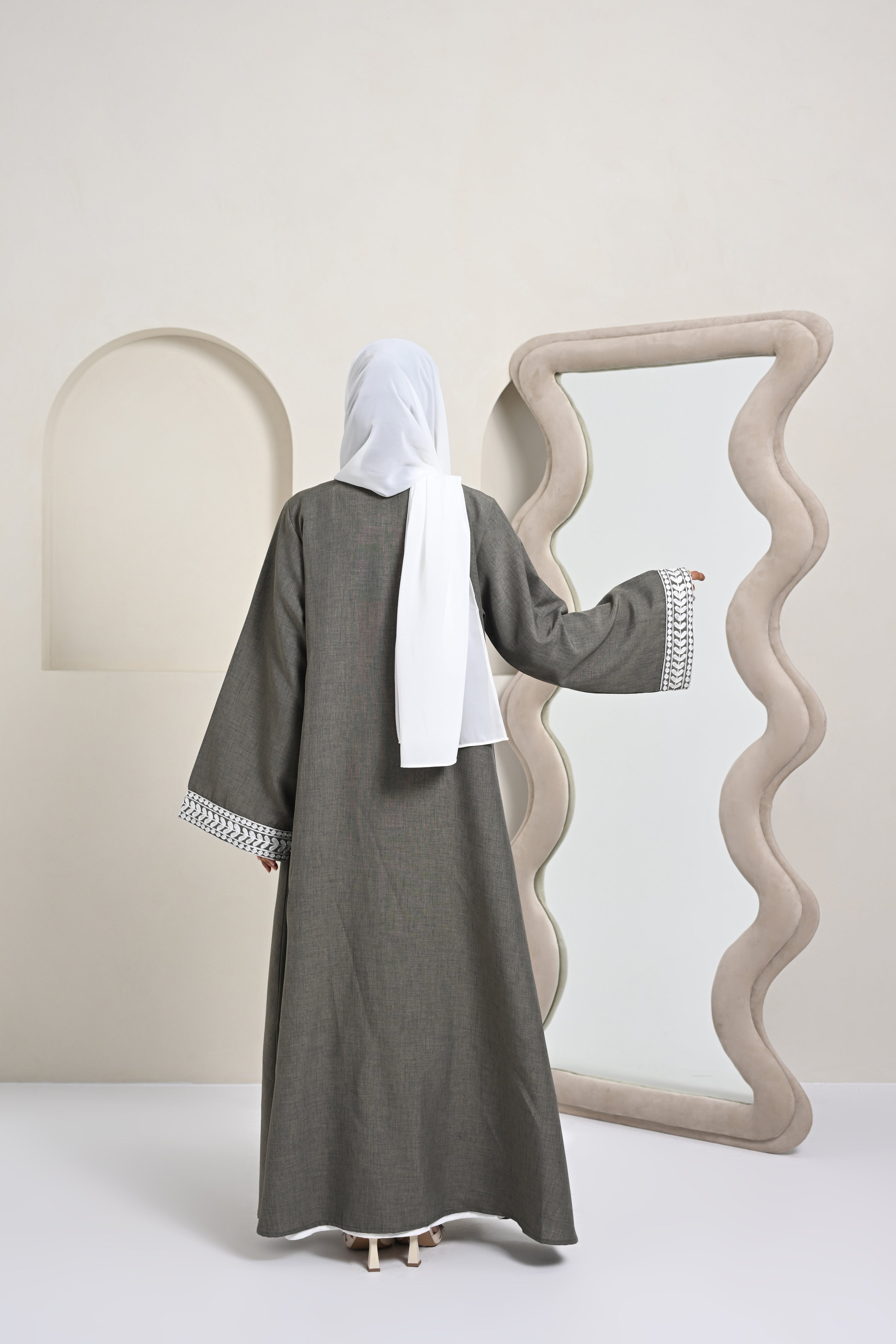 Front Open Abaya