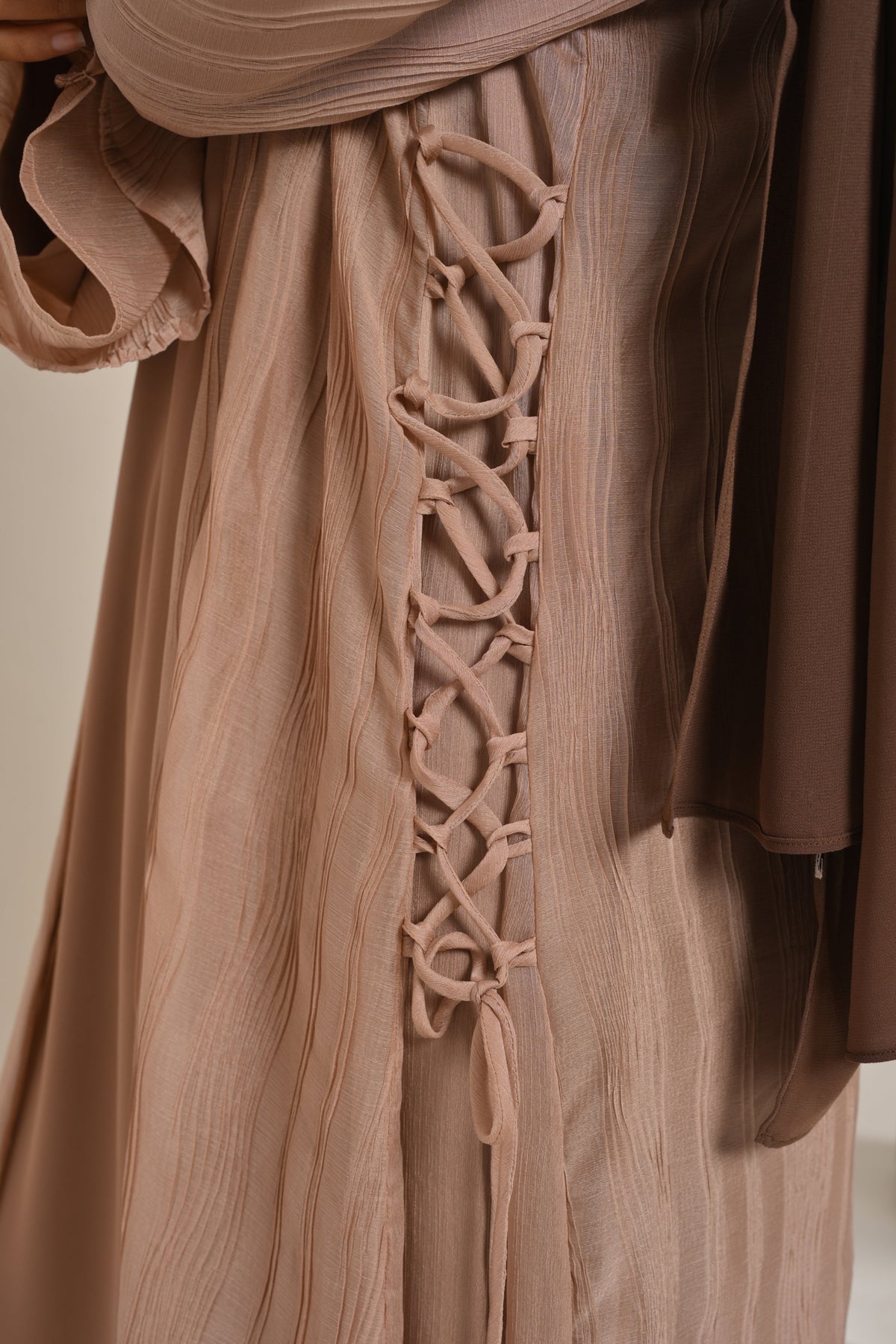Elegant Beige Abaya