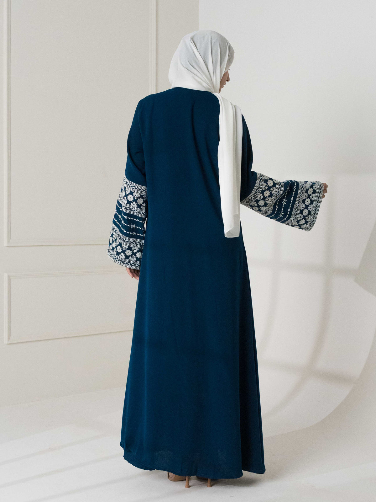 Satin Sleeve Abaya