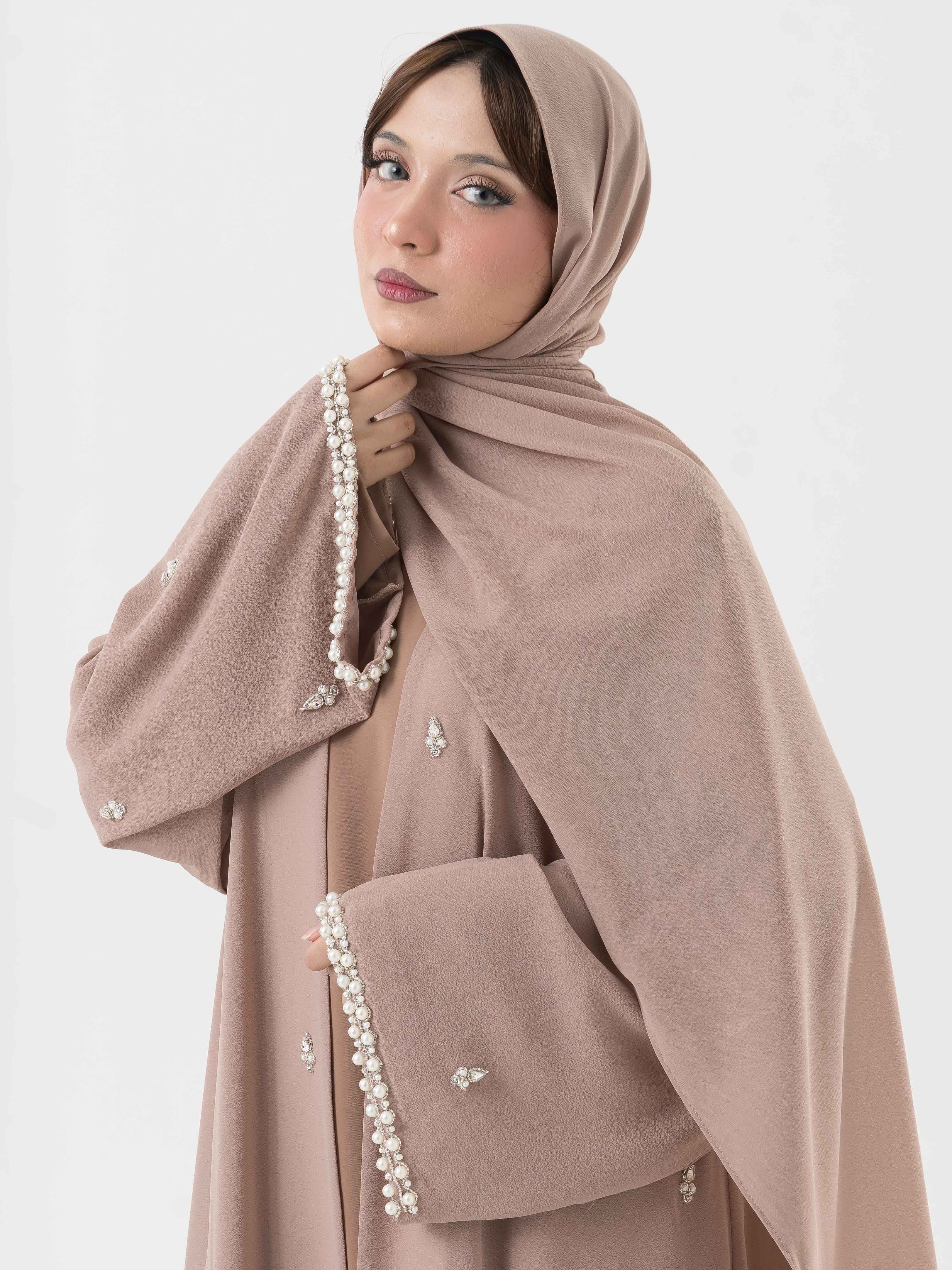 Pearl Sleeve Abaya