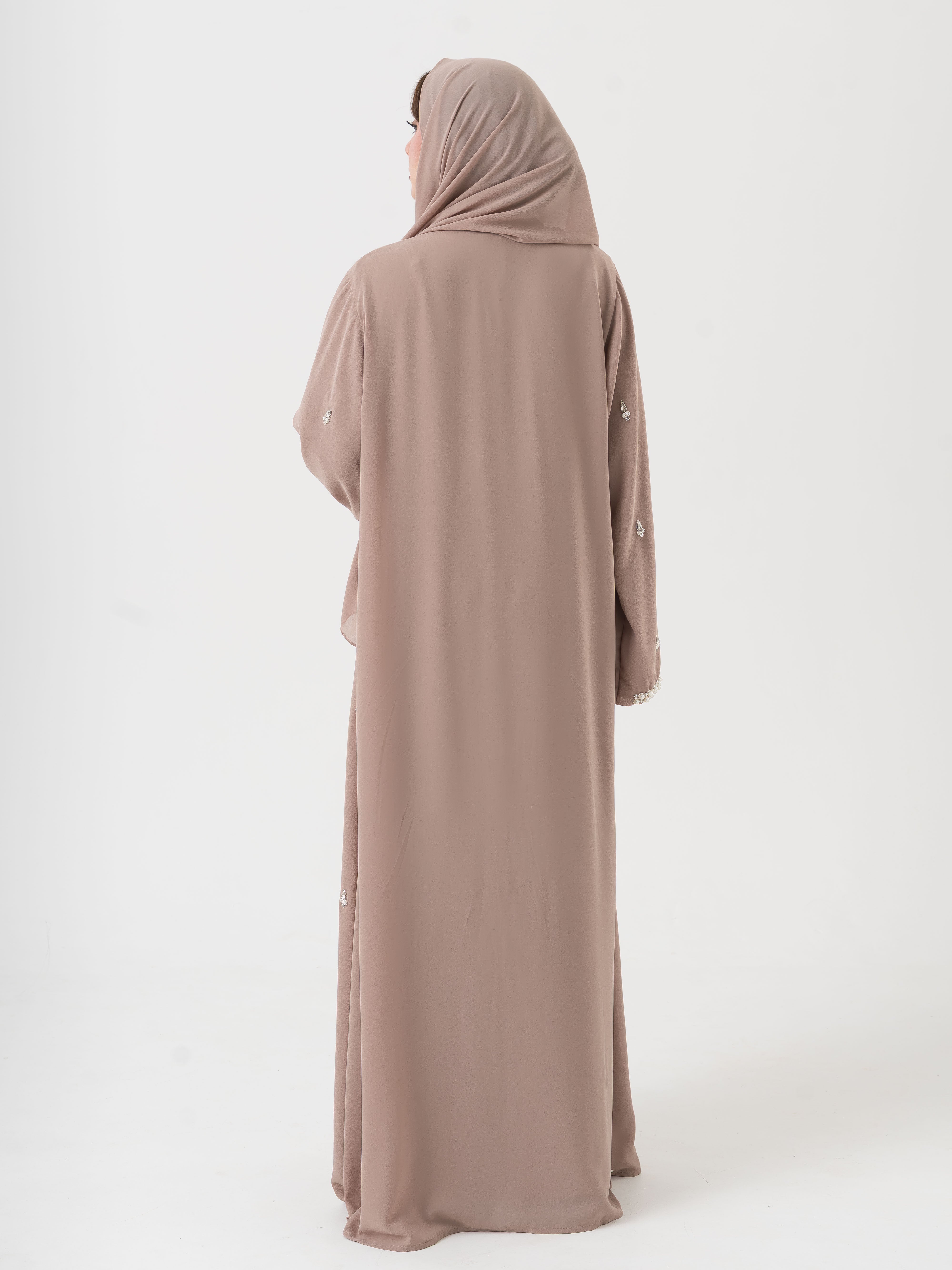 Pearl Sleeve Abaya